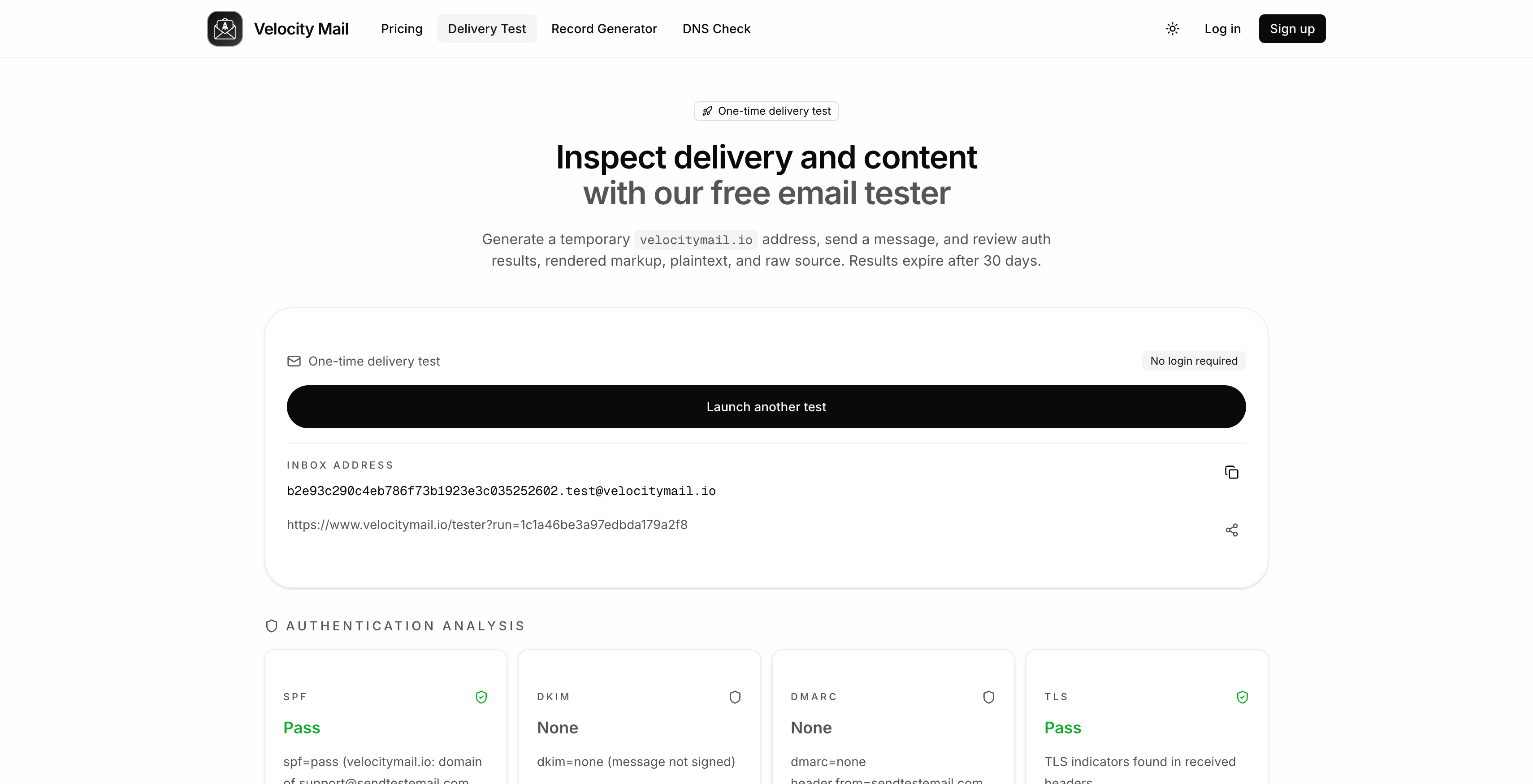 Velocity Mail