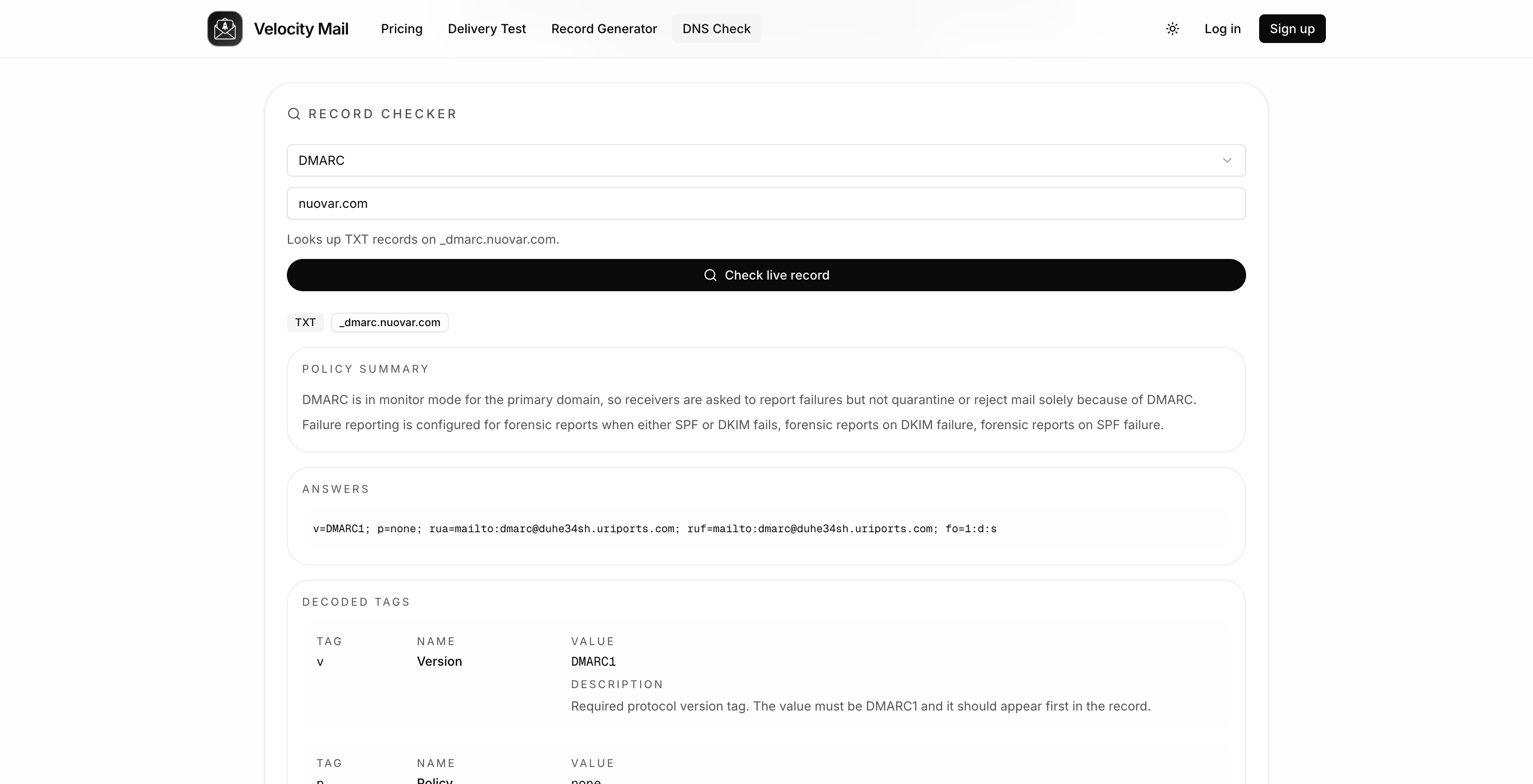 Velocity Mail screenshot 3